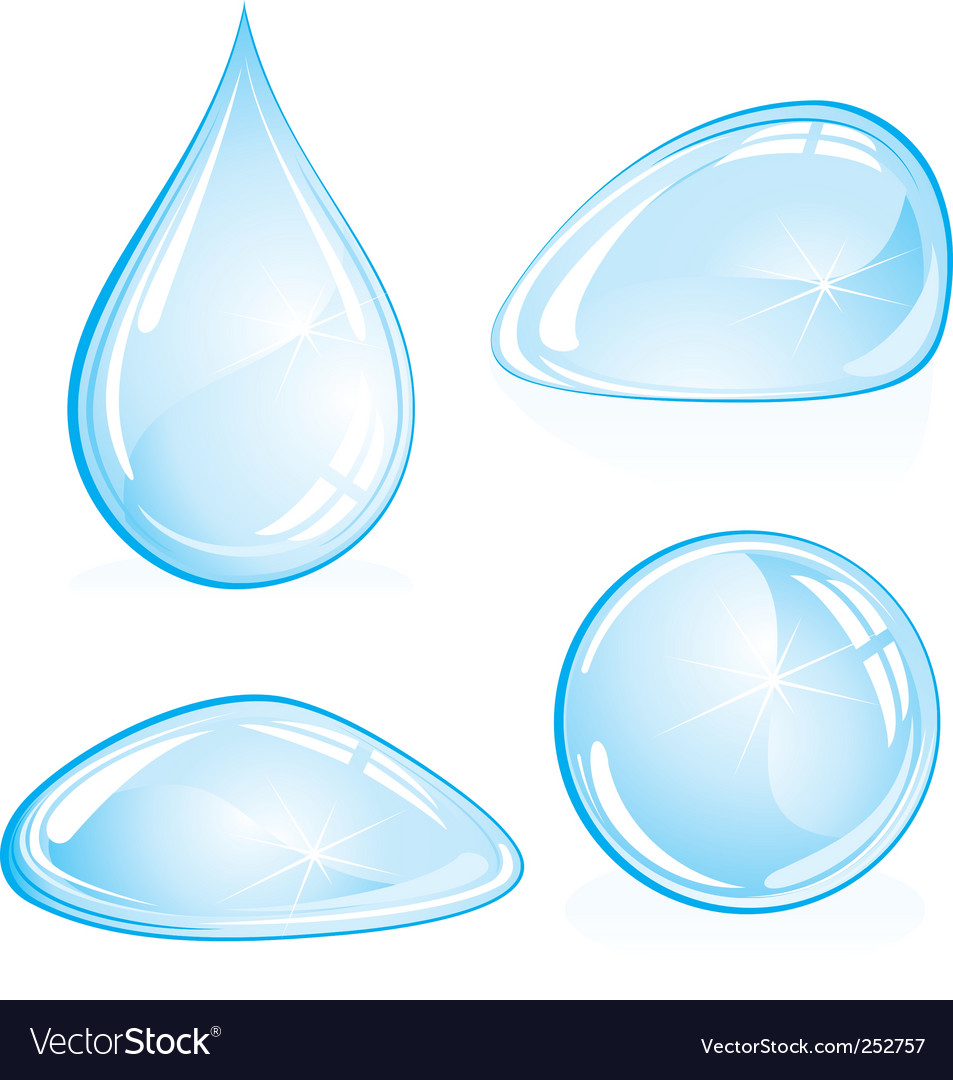 Droplets Royalty Free Vector Image - VectorStock