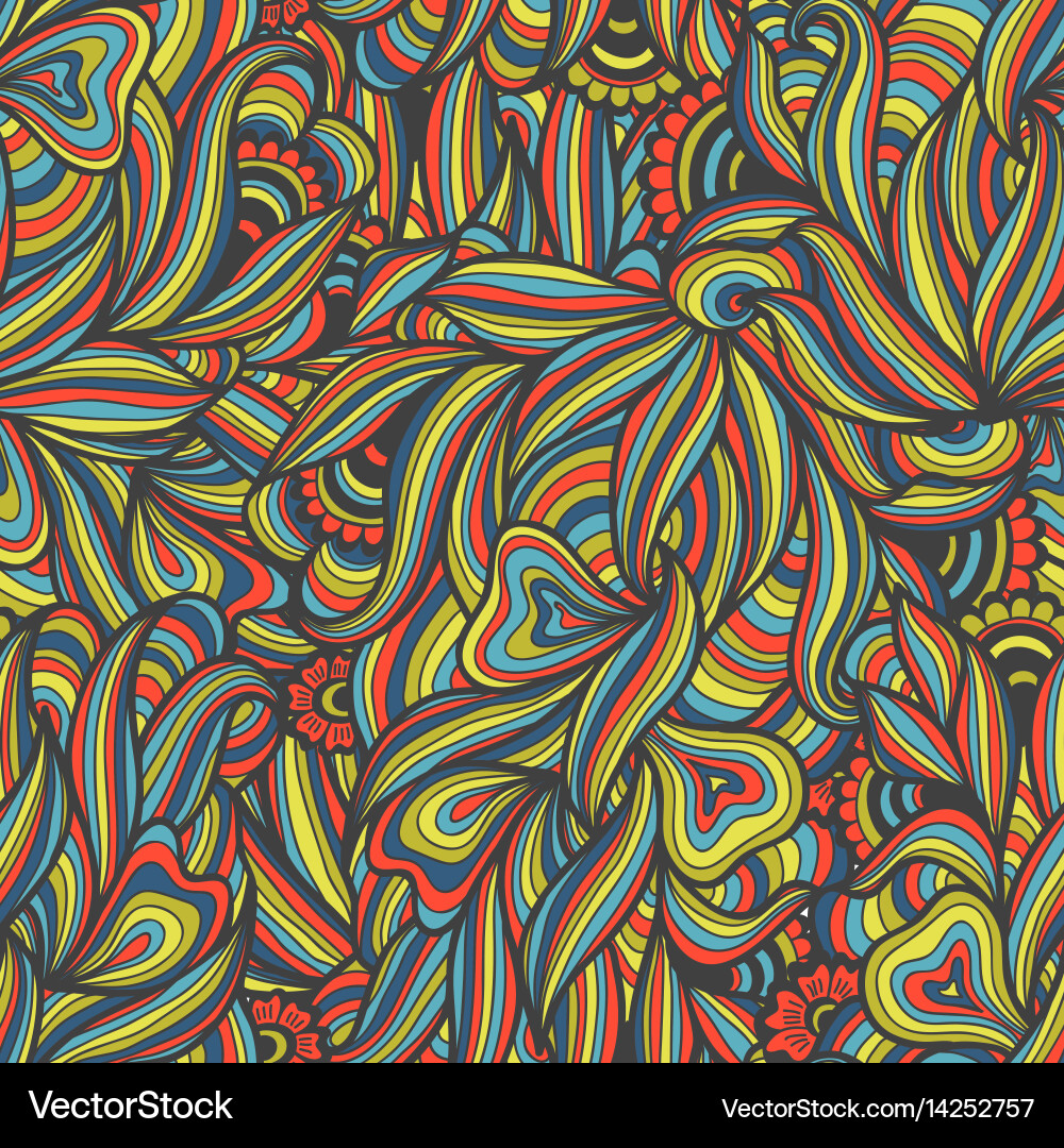 Flower seamless pattern element Royalty Free Vector Image