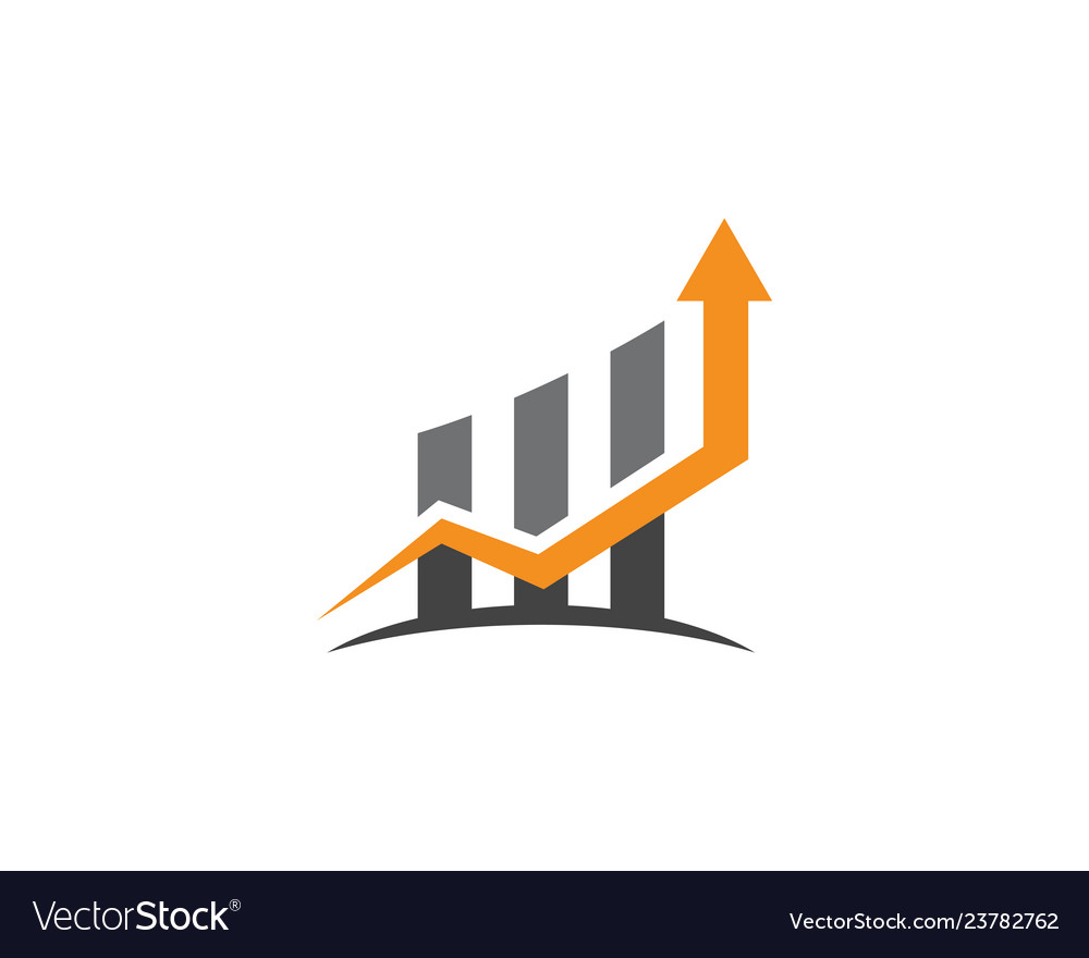 Business finance logo template Royalty Free Vector Image