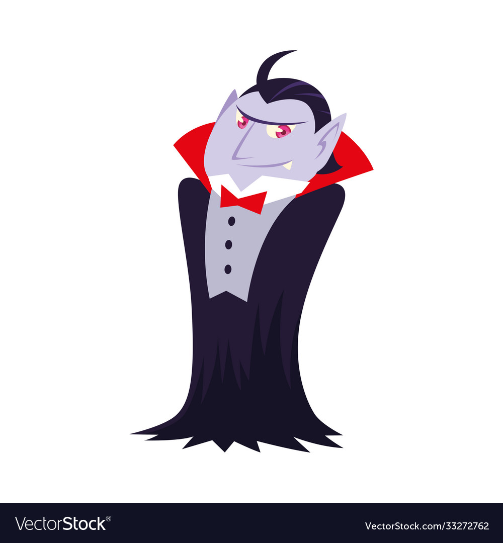 Premium Vector  Halloween vampire illustration. illustration of a vampire  child who appears on halloween night.