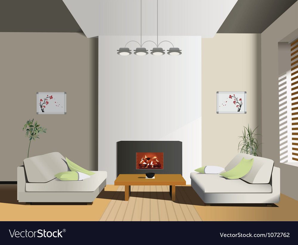 Download Living room Royalty Free Vector Image - VectorStock