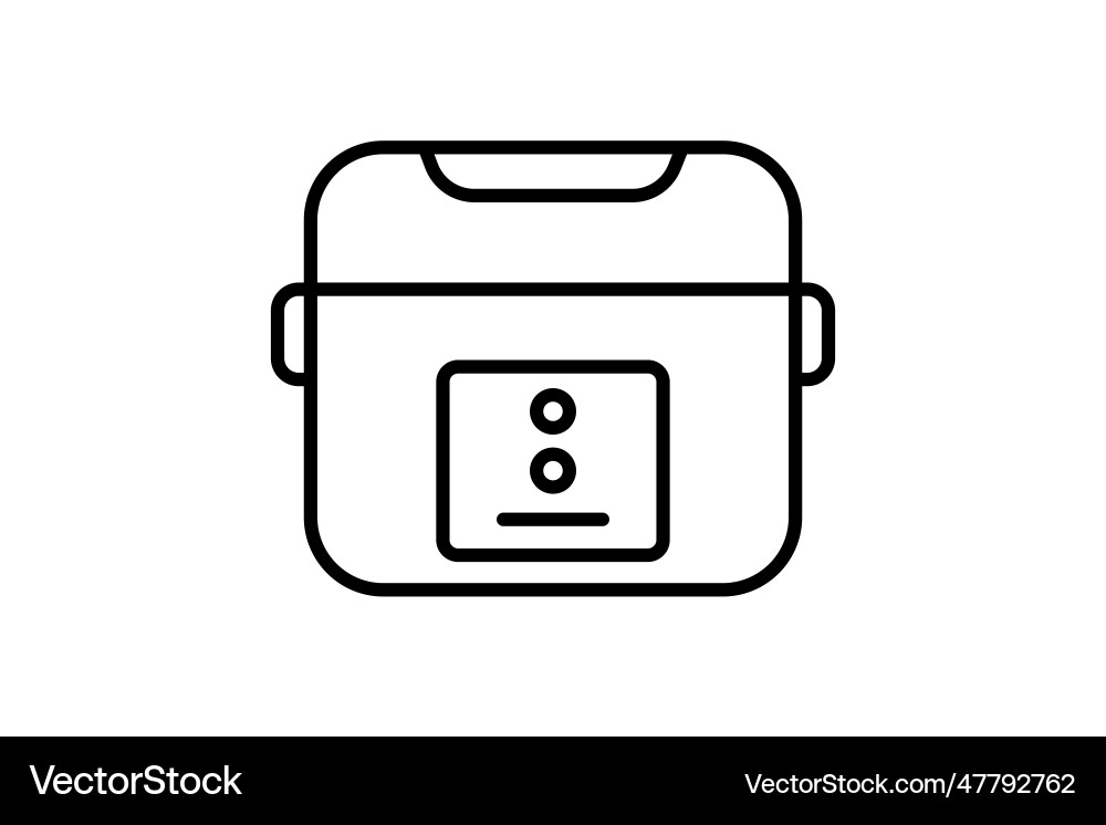 Rice cooker icon icon related to electronic Vector Image