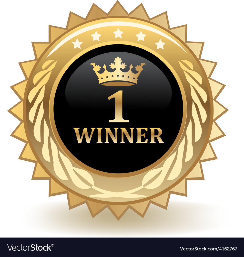 first-place-winner-royalty-free-vector-image-vectorstock