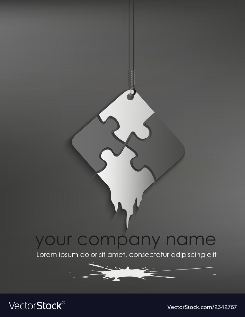 Puzzle web icon design element Royalty Free Vector Image