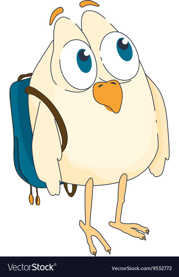 Funny little bird Royalty Free Vector Image - VectorStock Funny little bird Royalty Free Vector Image - VectorStock