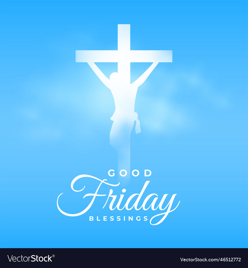 Good friday religious background holy Royalty Free Vector