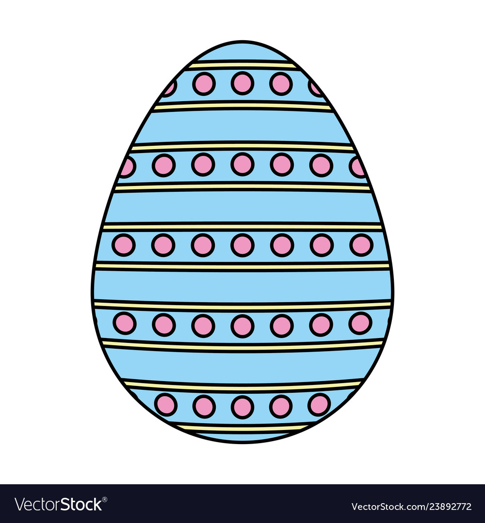 Happy easter painting egg Royalty Free Vector Image