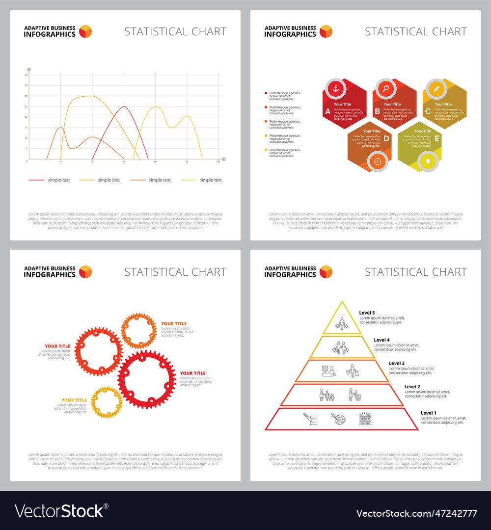 Creative diagram set for commerce production