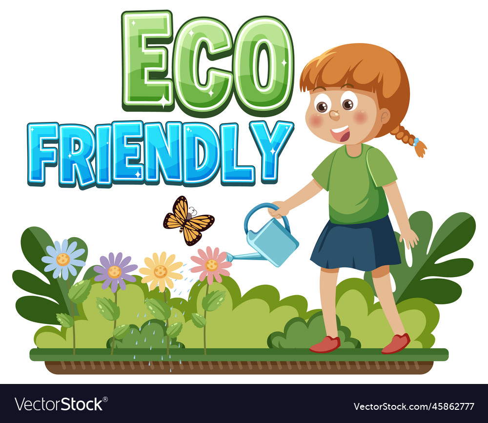 Eco freundliche Logo Banner