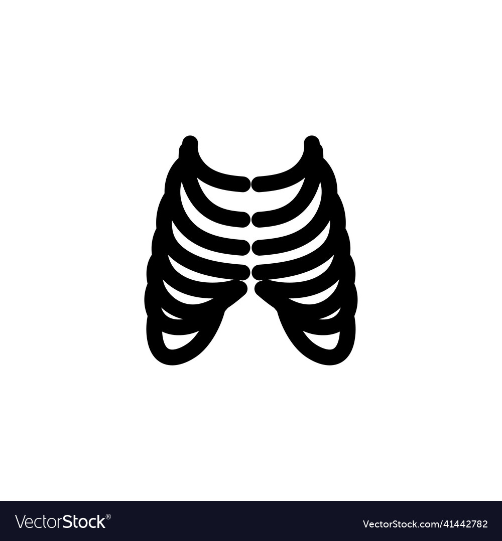 Rib icon design template isolated Royalty Free Vector Image