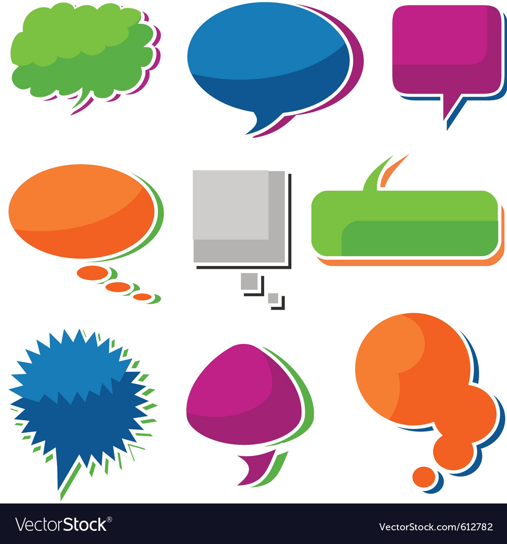 Speech bubbles