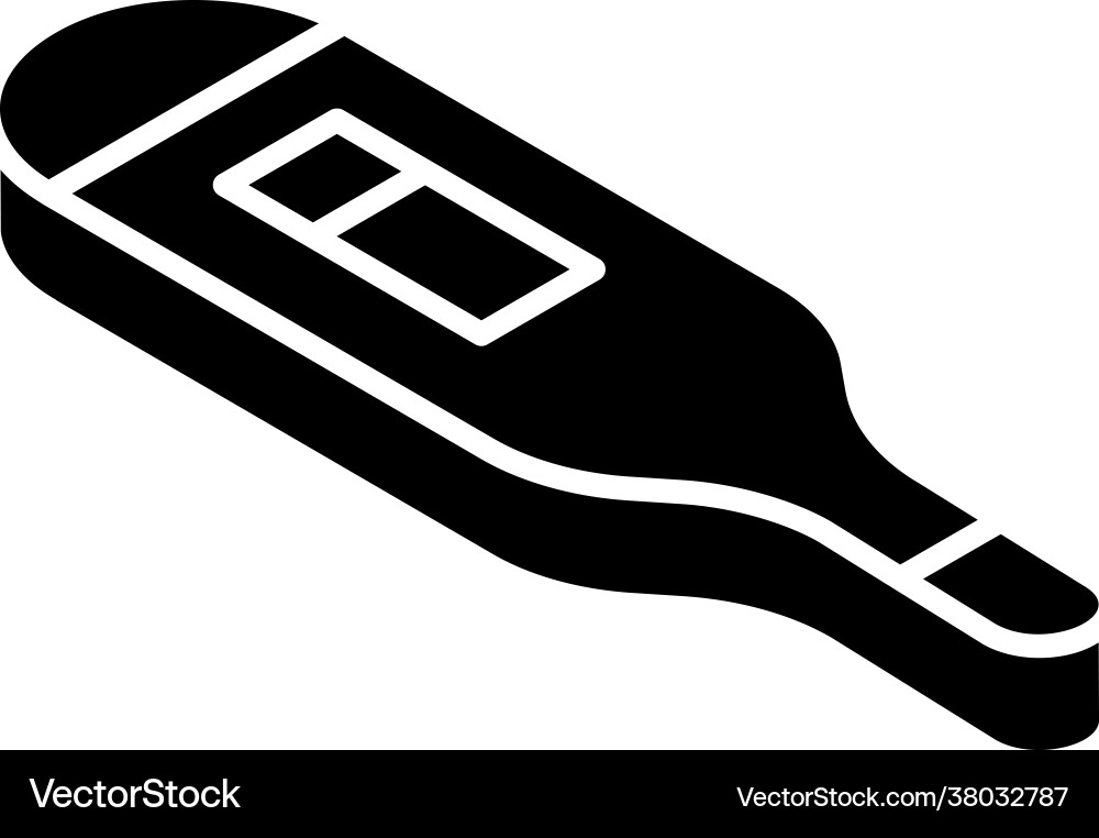 Digital thermometer Royalty Free Vector Image - VectorStock