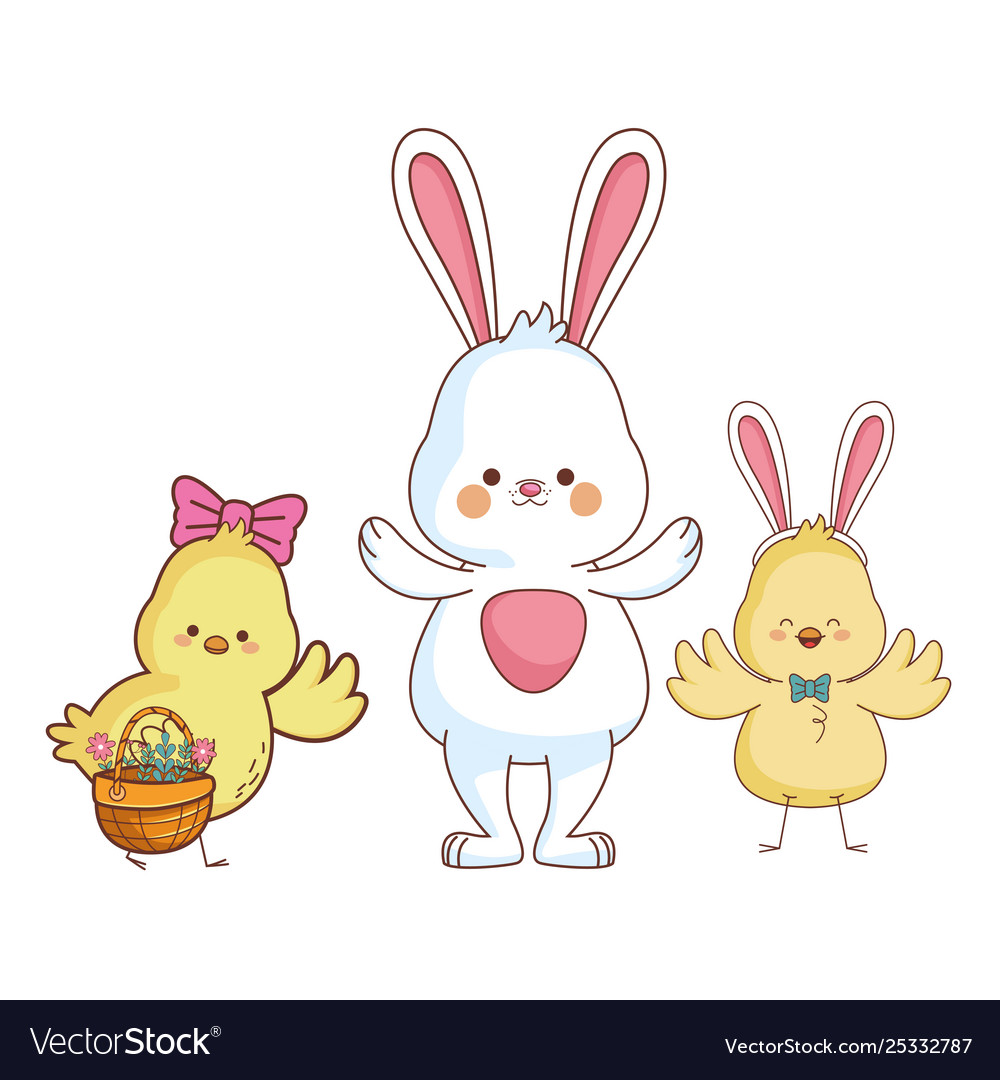 Happy farm animals cartoon Royalty Free Vector Image