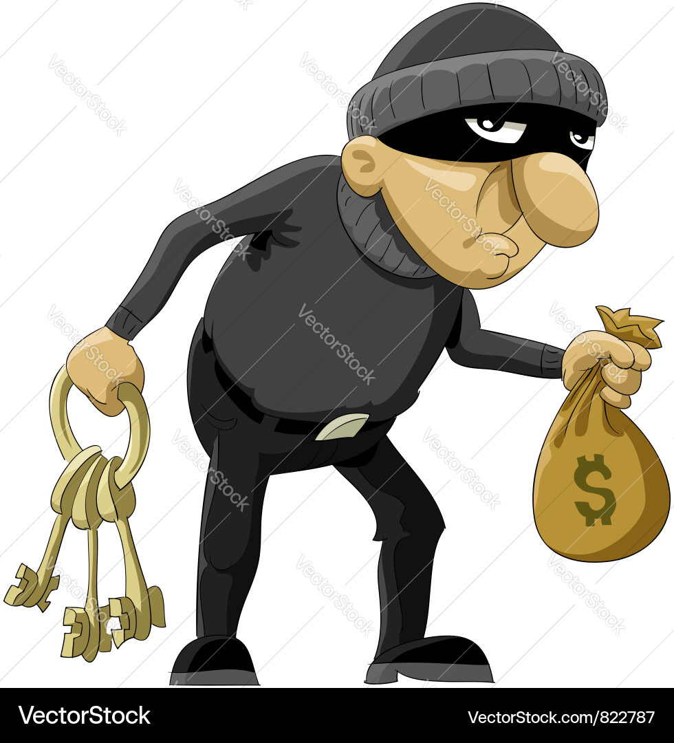 Robber Royalty Free Vector Image - VectorStock