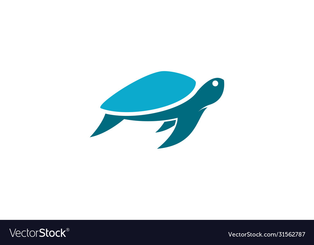 Turtle logo Royalty Free Vector Image - VectorStock