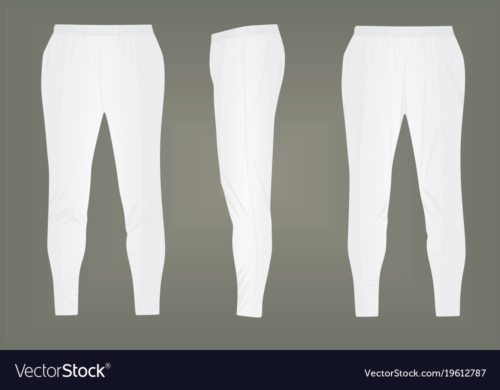 white tracksuit trousers