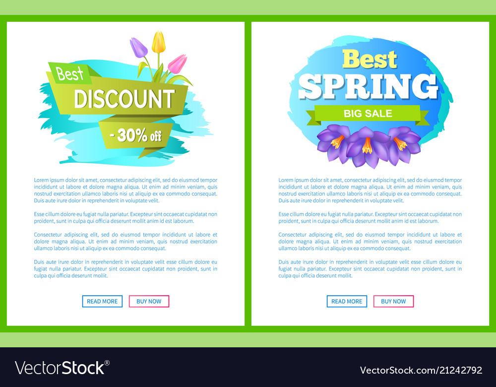 Best spring big sale advertisement label crocus