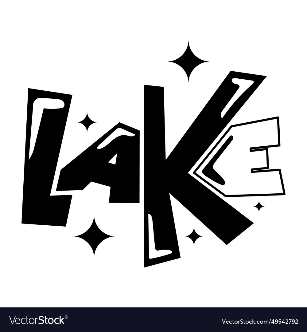 Lake Royalty Free Vector Image - VectorStock