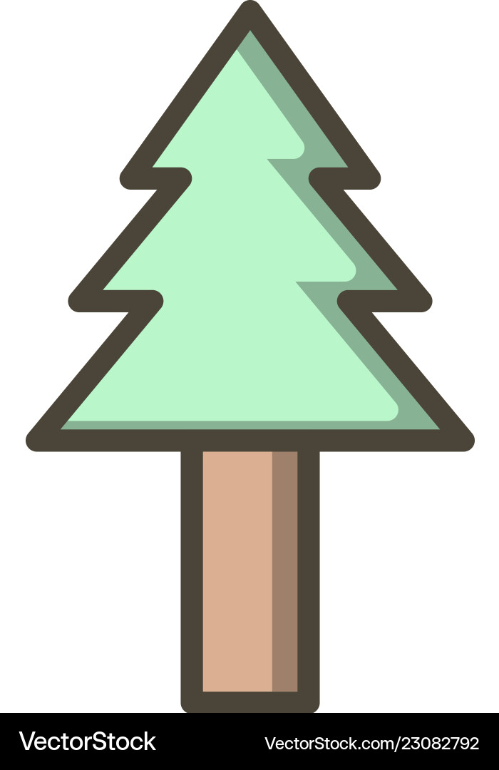 Pine tree icon Royalty Free Vector Image - VectorStock