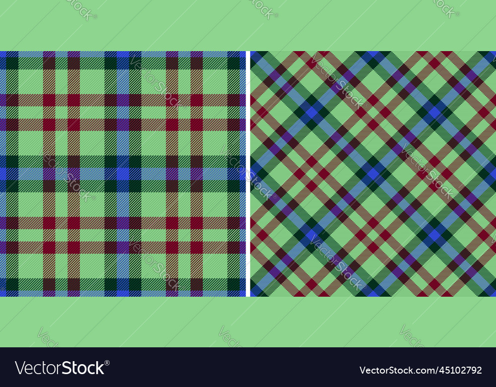 Seamless texture fabric tartan check pattern Vector Image