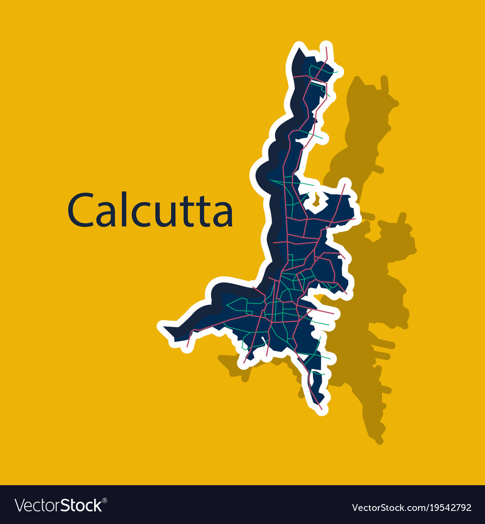 Calcutta In Map