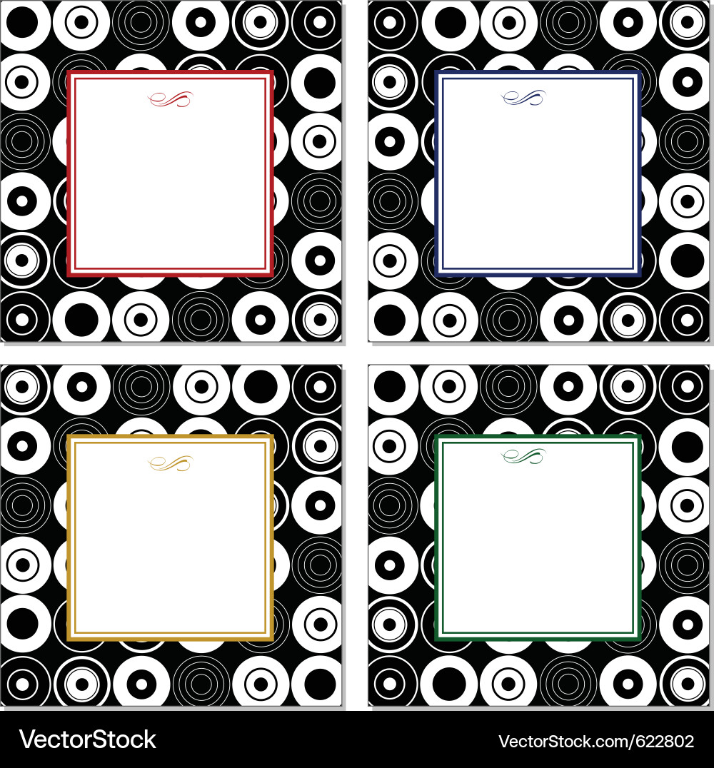 Abstract frames Royalty Free Vector Image - VectorStock
