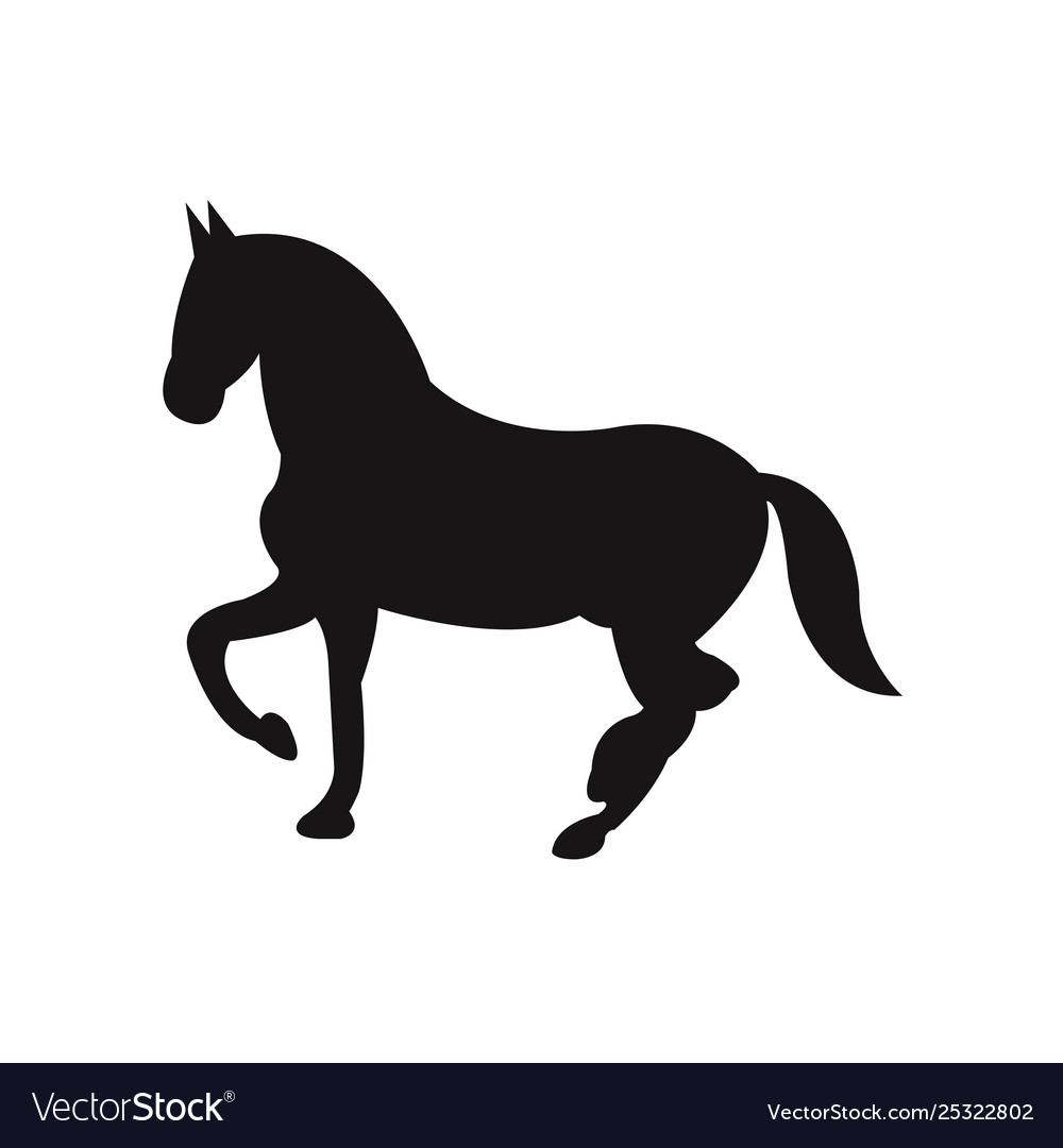 Horse Flat Icon Stock Vector by ©prosymbols 173927294