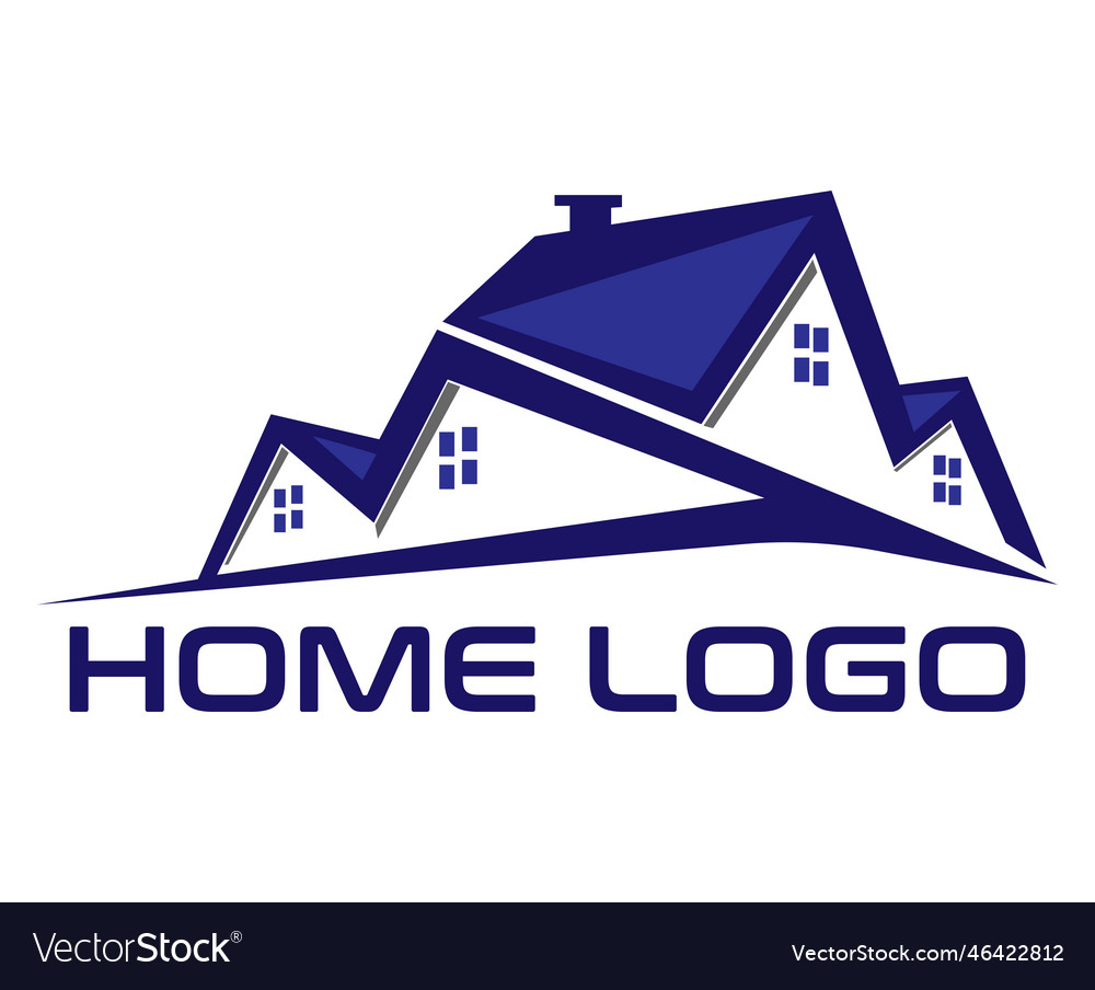 Web housing elite housing simple logo Royalty Free Vector