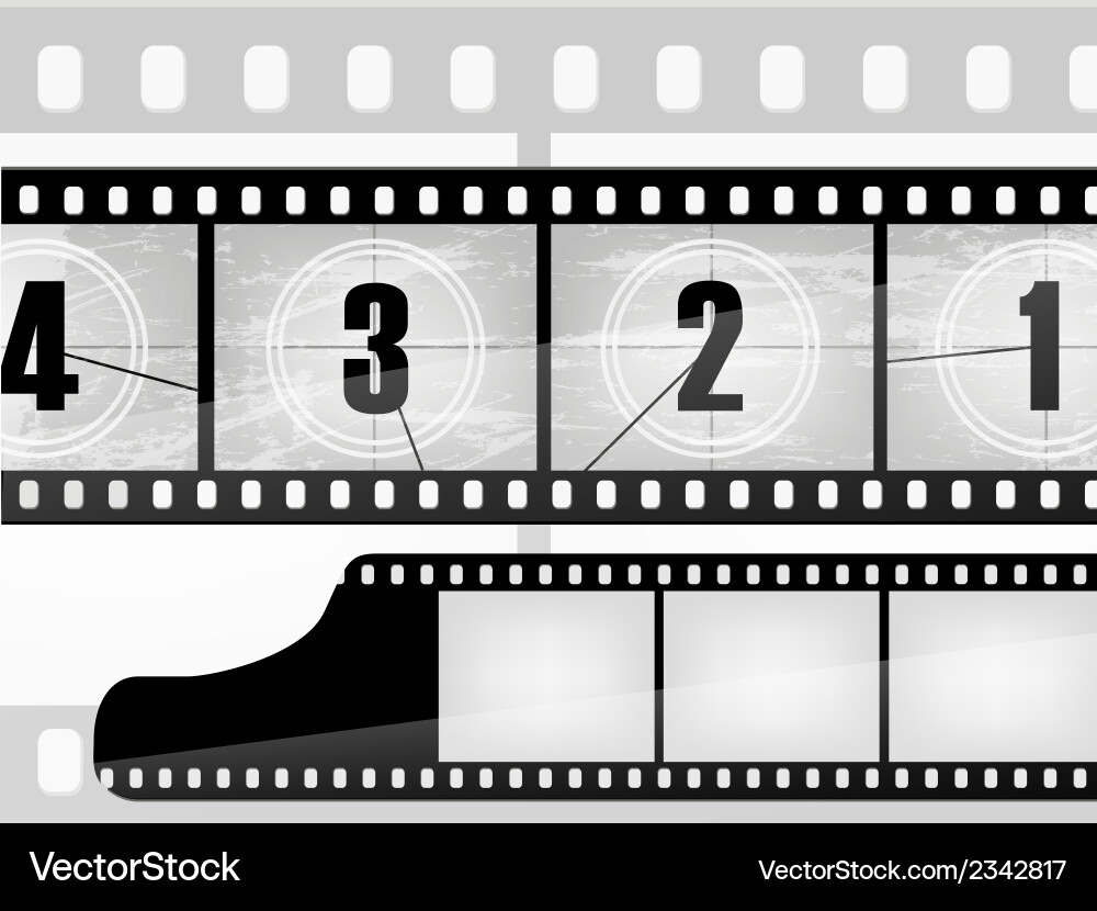 Film with a photo Royalty Free Vector Image - VectorStock