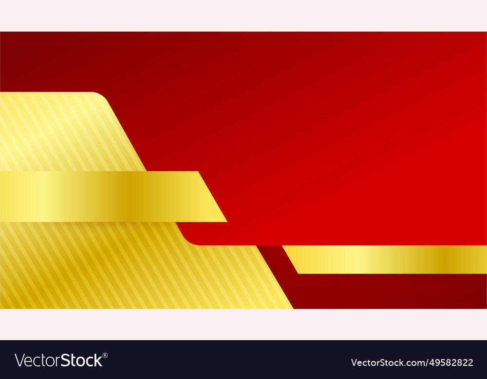 Abstract red and gold background Royalty Free Vector Image