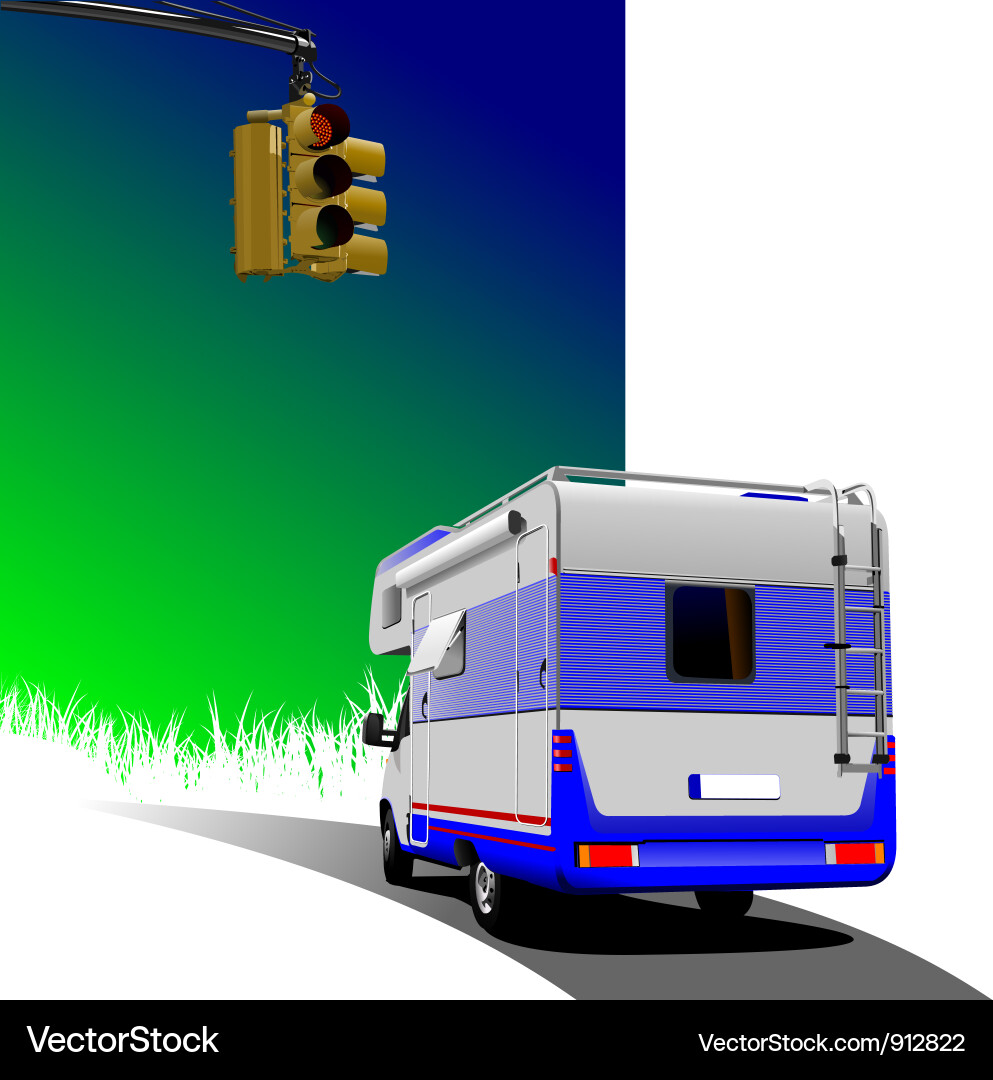 Camper Royalty Free Vector Image - VectorStock
