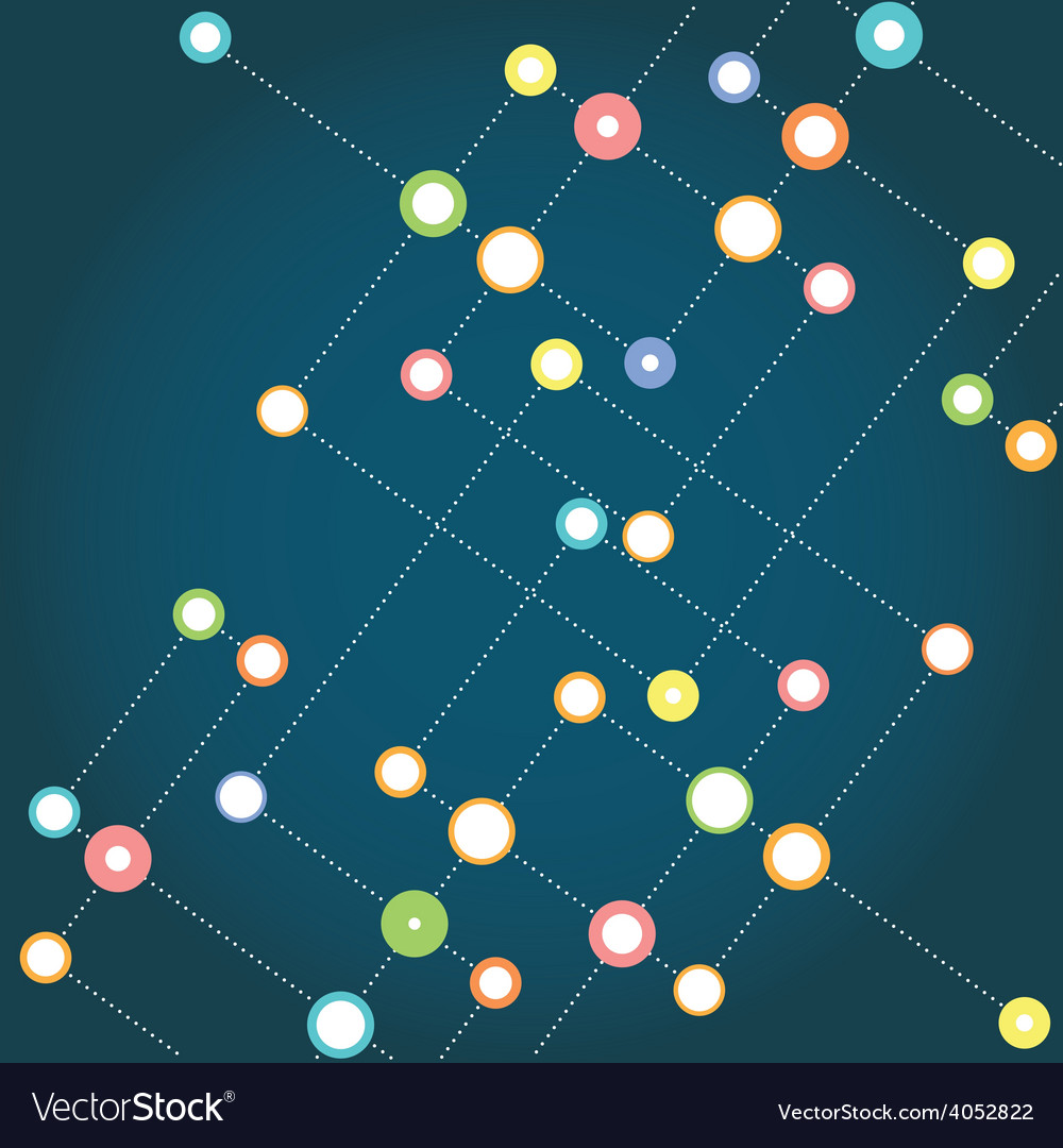 Network color technology communication background Vector Image