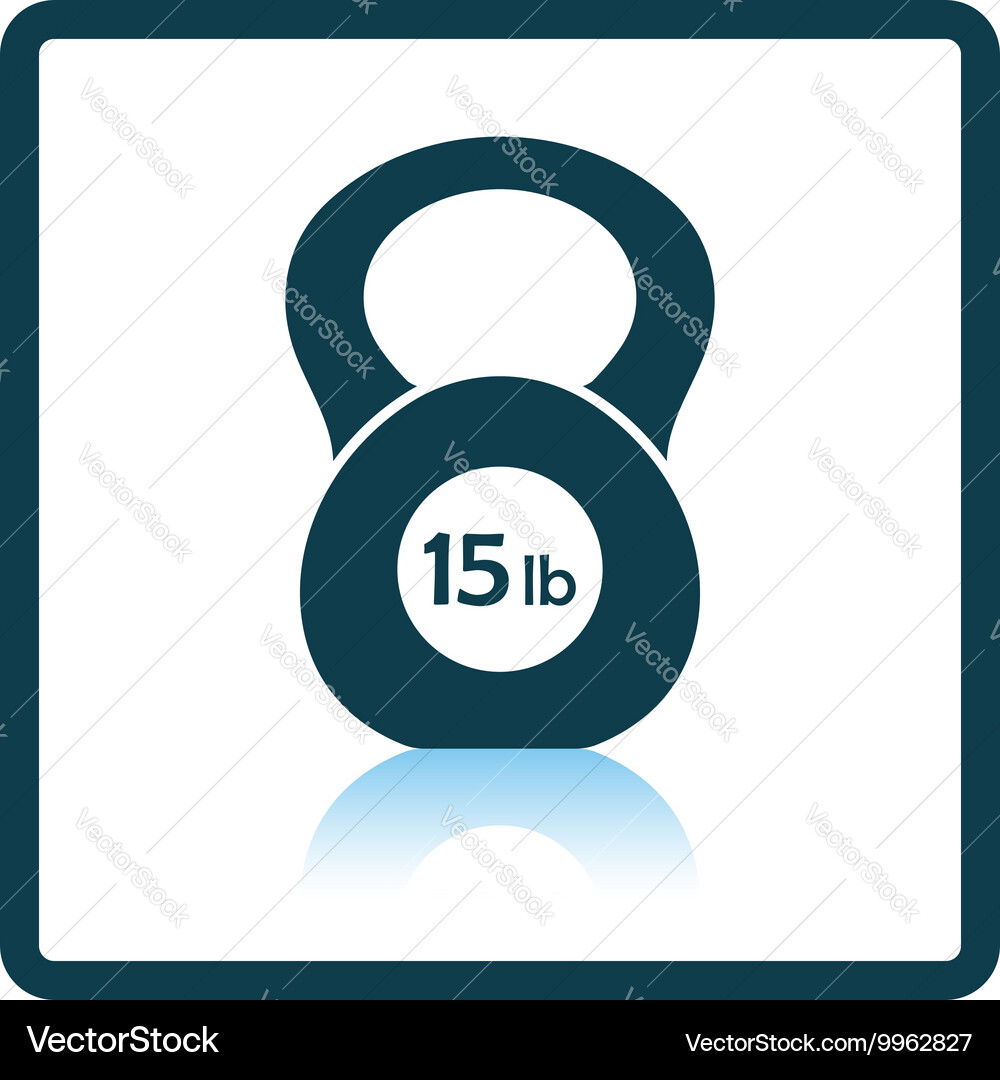 Kettlebell icon Royalty Free Vector Image - VectorStock