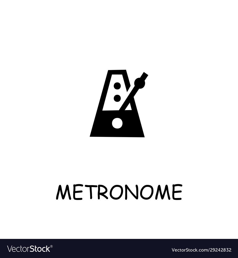 Metronome flat icon