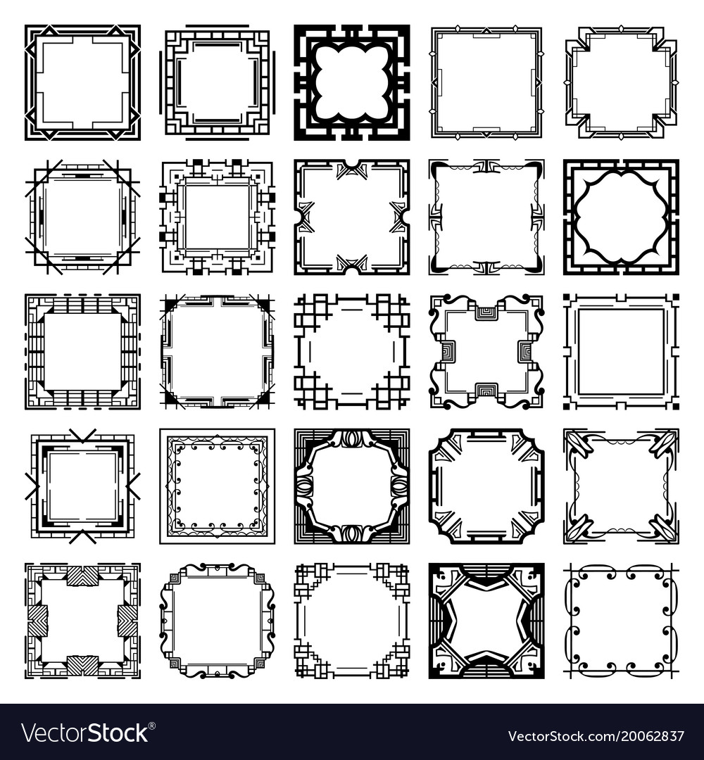 White photo frame Royalty Free Vector Image - VectorStock