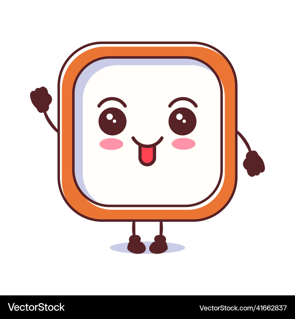 Cute alarm clock cartoon character design Vector Image