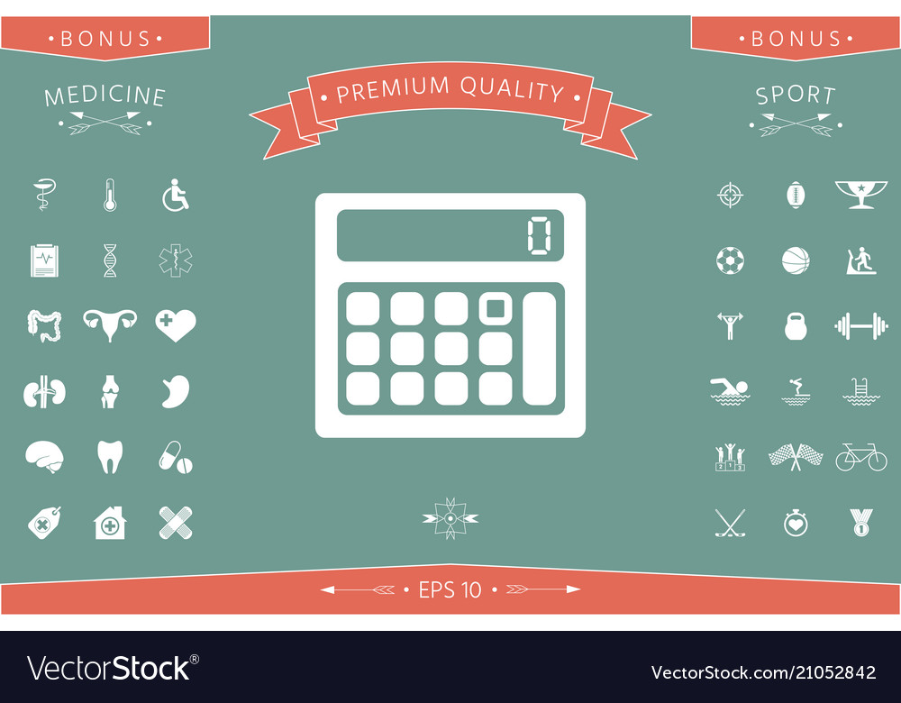 Calculator symbol icon