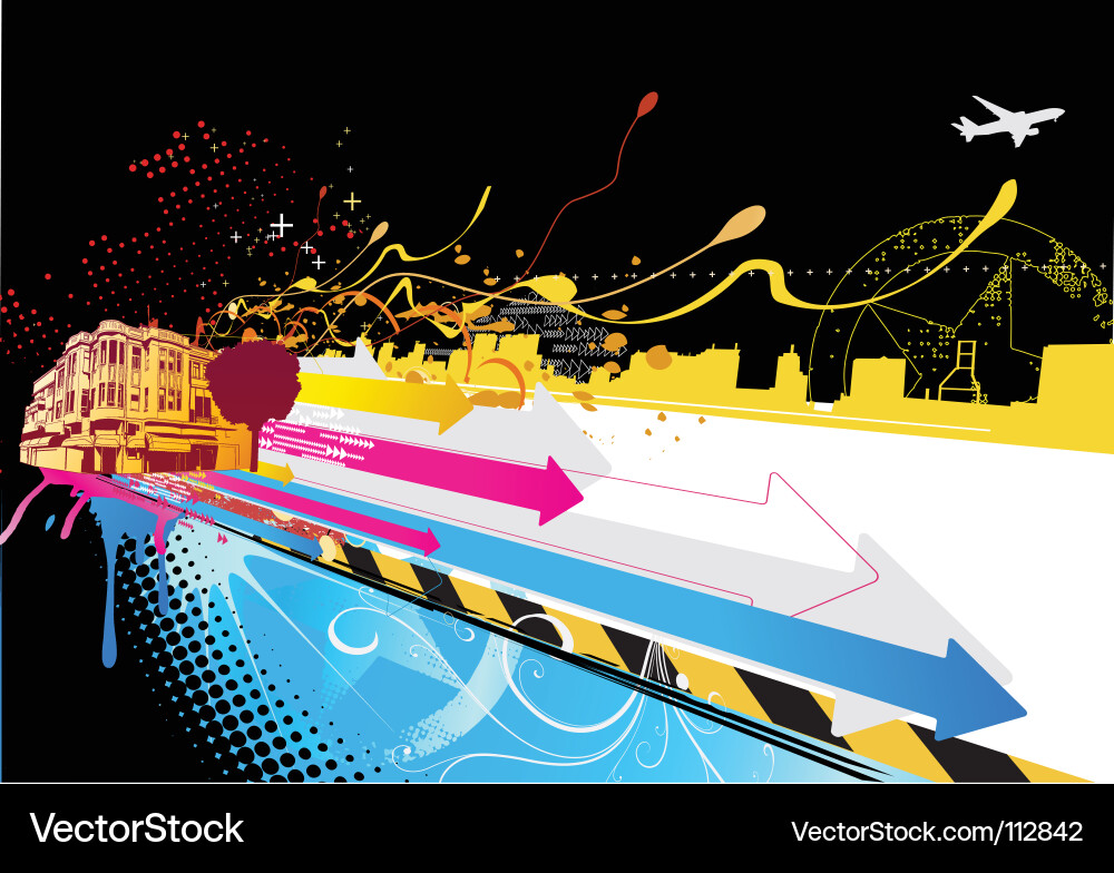 Urban background Royalty Free Vector Image - VectorStock