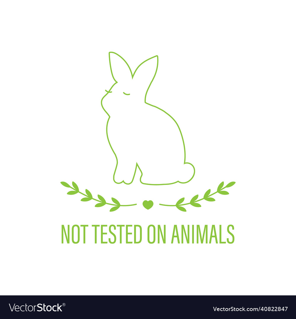 Not tested on animals cruelty free icon Royalty Free Vector Not tested on animals cruelty free icon Royalty Free Vector