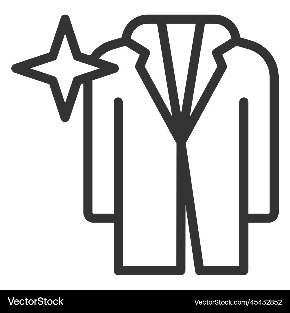 Brushed coat Royalty Free Vector Image - VectorStock
