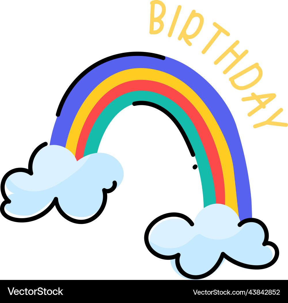 Rainbow Royalty Free Vector Image - VectorStock