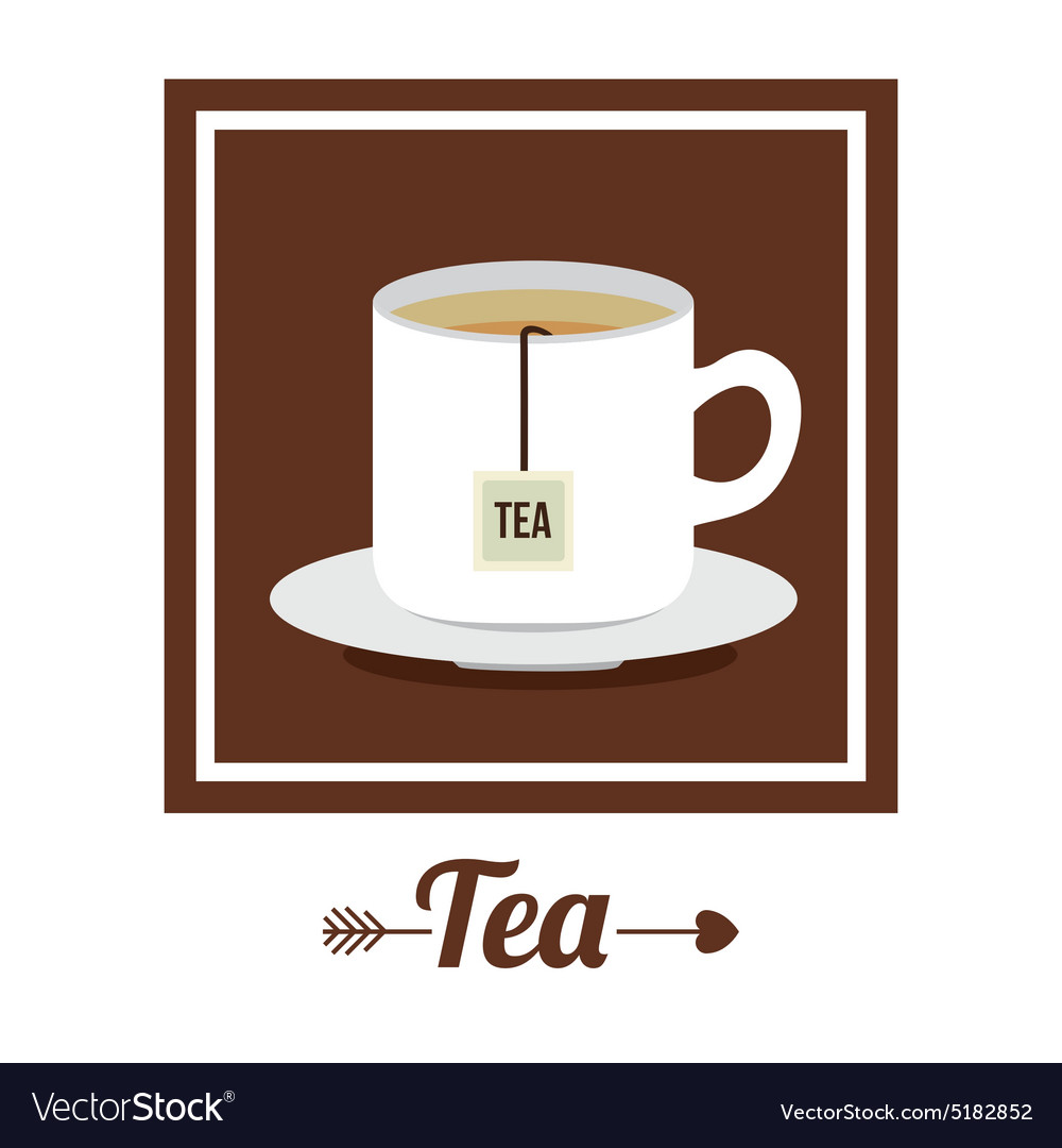Tea design Royalty Free Vector Image VectorStock