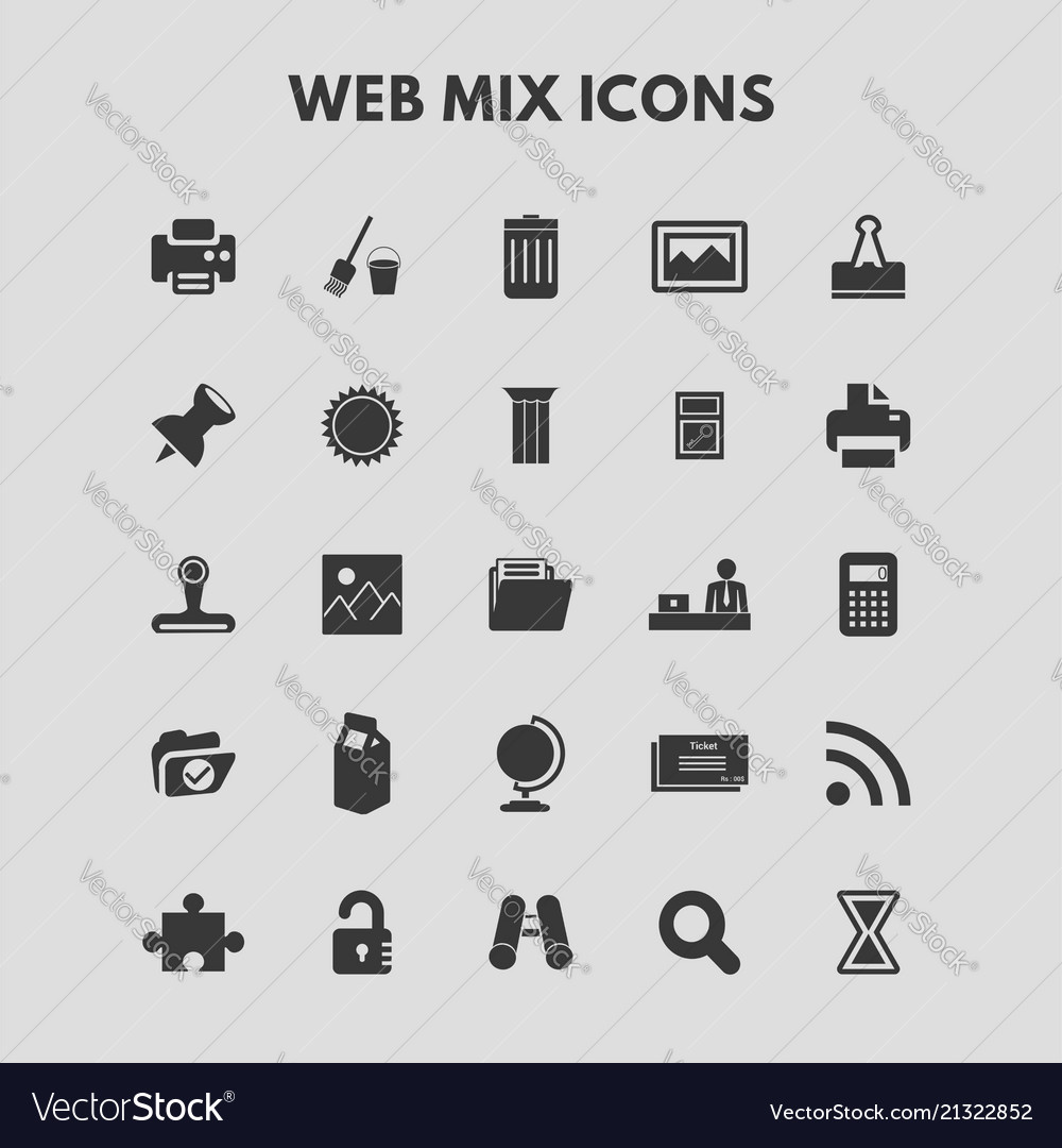 Web mix icons