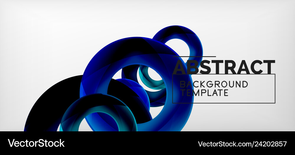 Circles abstract background Royalty Free Vector Image