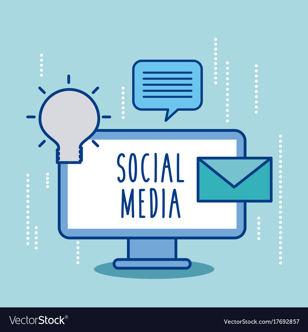 Social media online email creativity chat message