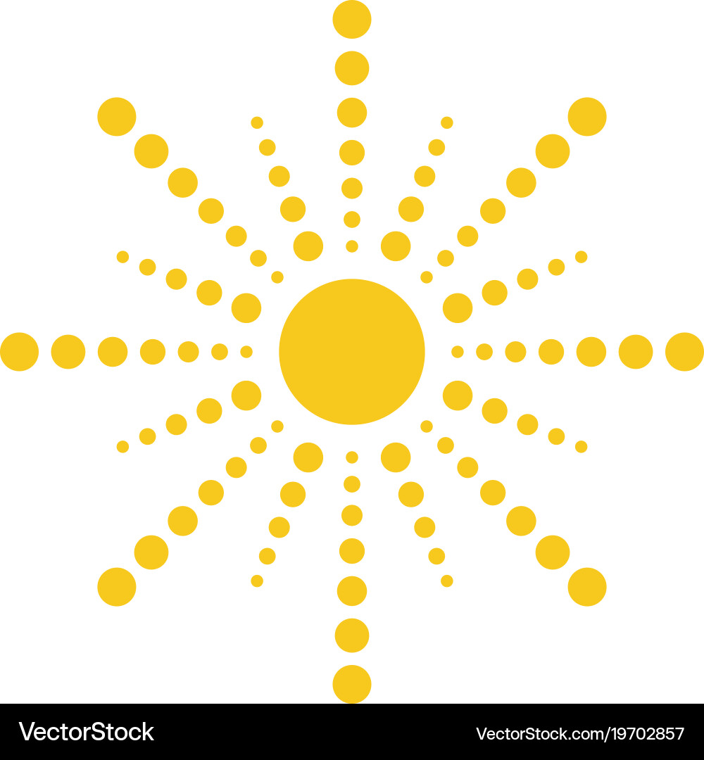 Sun logo template Royalty Free Vector Image - VectorStock