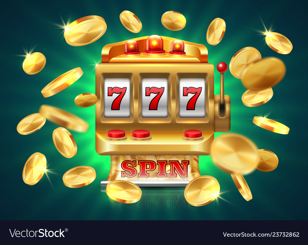 Premium Vector  Casino slots winner fortune of luck 777 win