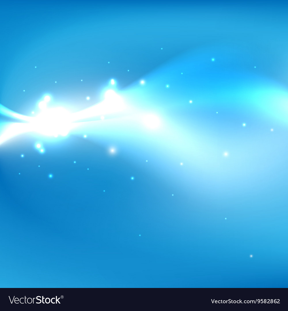 Shine in the space with place for text Royalty Free Vector