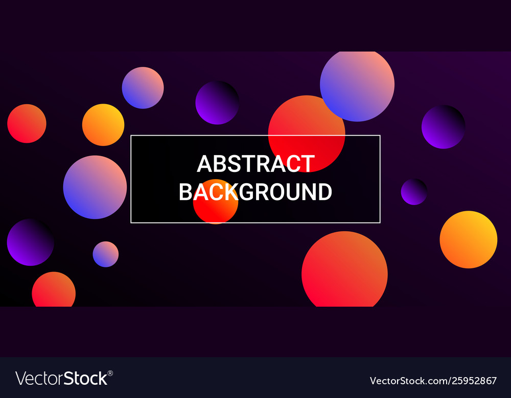 Gradients balls shapes Royalty Free Vector Image