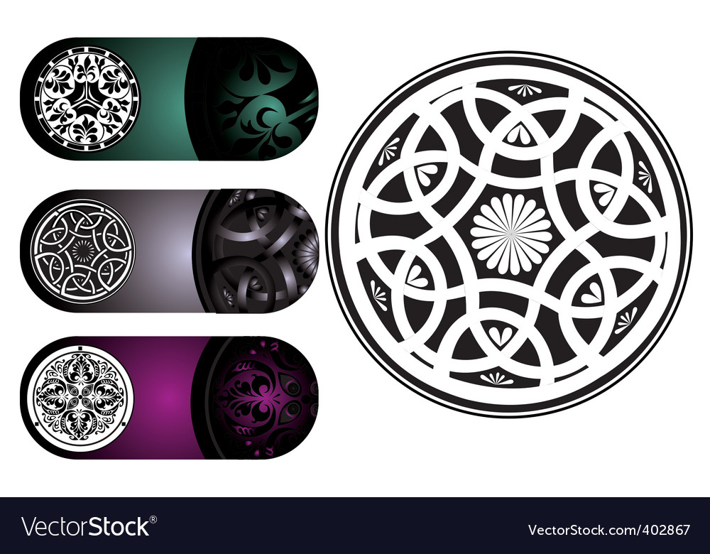 Ornamental round Royalty Free Vector Image - VectorStock